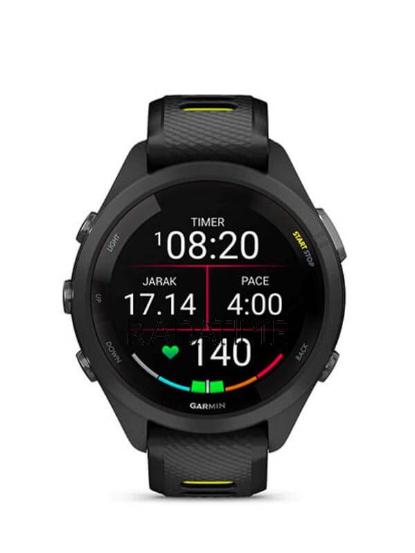 Jam Tangan Garmin Forerunner 265S Black Sport