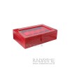 Watch Storage BOX-10-RED-CROCO
