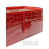 Watch Storage BOX-12-RED-CROCO