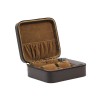 Watch Storage BOX-5-FULL-BROWN-ZIP