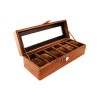Watch Storage BOX-6-BROWN-CROCO