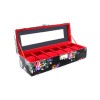 Watch Storage BOX-6-FLOWER-BLACK-KEY
