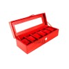 Watch Storage BOX-6-FULL-RED