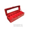 Watch Storage BOX-6-RED-CROCO